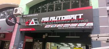 AS Automart 3D Box Up LED Frontlit Lettering Logo Signage at Kuala Lumpur