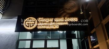 OUTDOOR STAINLESS STEEL GOLD 3D SIGNBOARD MAKER AT KEPONG, IJOK