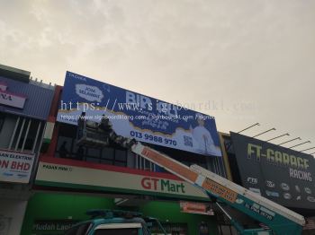 RETAIL SHOP BILLBOARD PRINTING & INSTALL SERVICE AT SRI DUTAMAS, MONT KIARA