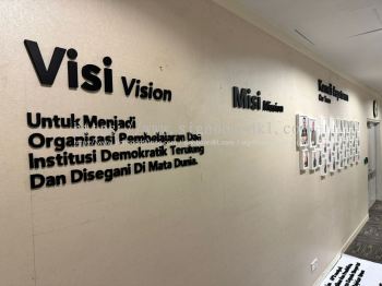 BUILDING PVC BOARD 3D LETTERING SIGNBOARD INSTALLATION SERVICE AT WANGSA MAJU | PANDAN PERDANA