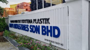 FACTORY OUTDOOR PVC BOARD 3D LETTERING SIGNBOARD MAKER AT PUCHONG, CHERAS, AMPANG, DENGKIL