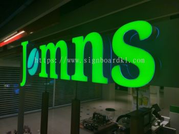 CAFE 3D LED FRONTLIT SIGNBOARD AT MAHKOTA CHERAS, KINRARA, KELANA JAYA