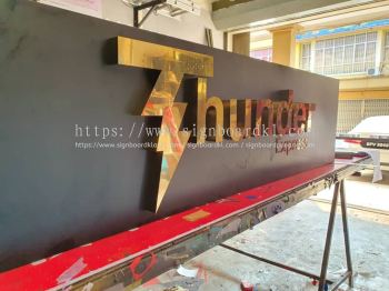 RETAIL 3D STAINLESS STEEL BOX UP LETTERING SIGNBOARD MAKER AT KEPONG | JINJANG | PUDU | TITIWANGSA | TTDI | RAWANG