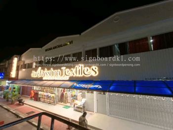 RETAIL 3D STAINLESS STEEL GOLD LED BACKLIT SIGNBOARD INSTALLED AT AMPANG | KEPONG | KLANG | SETAPAK