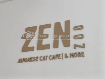 CAFE 3D PVC BOX UP LETTERING WALL DECOR SIGNAGE MAKER AT ELMINA MALAYSIA | KAJANG | KOTA KEMUNING | BUKIT KEMUNING | KAMPUNG JAWA