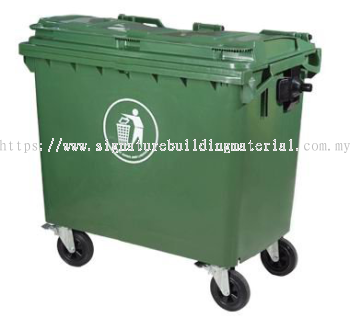 Plastic Bin With 4 Wheels