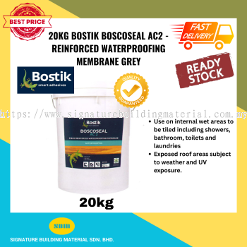 BOSTIK BOSCOSEAL AC2 - reinforced waterproofing membrane C GREY