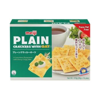 Meiji Plain Crackers-oat 416G