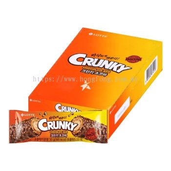 LOTTE CRUNKY CHOCO BAR(10*30G)