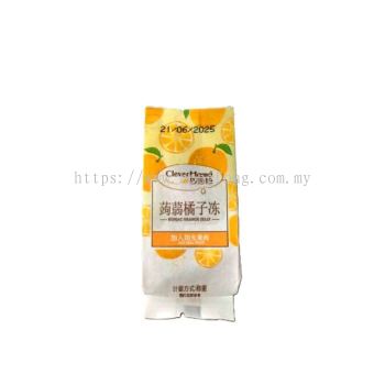 CLEVER MAMA 2*70'S 35G KONJAC JELLY LOOSE PACK-ORANGE PULP巧妈妈 劅劵橘子冻(140*35G)