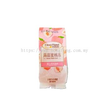 CLEVER MAMA 2*70'S 35G KONJAC JELLY LOOSE PACK-PEACH PULP巧妈妈 劅劵蜜桃冻(140*35G)