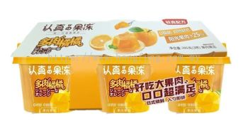 CLEVER MAMA 3'S 95G FRUITS JELLY CUP GIFT PACK-ORANGE PULP巧妈妈 认真果冻 多肉橘橘 果肉果(3*95G)