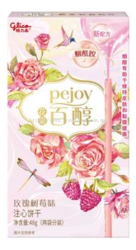 POCKY-CHINA PEJOY-ROSEBERRY百醇 玫瑰树莓(36*48G)