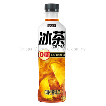 GENKI FOREST ICE TEA ZERO SUGAR-LEMON TEA元气森林 零糖 柠檬冰茶(15*450ML)