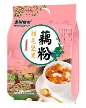 MEI ZHOU SHI KE LOTUS POWDER S/P-OSMANTHUS NUTS美粥食客 藕粉 桂花(28*500G)