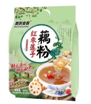 MEI ZHOU SHI KE LOTUS POWDER S/P-RED DATES美粥食客 藕粉 红枣(28*500G)