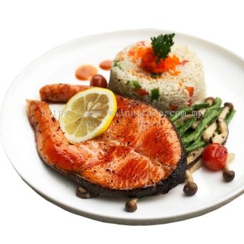 Grilled Salmon Steak