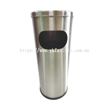 YKF SS-004 Stainless Steel Bin c/w Ashtray Top