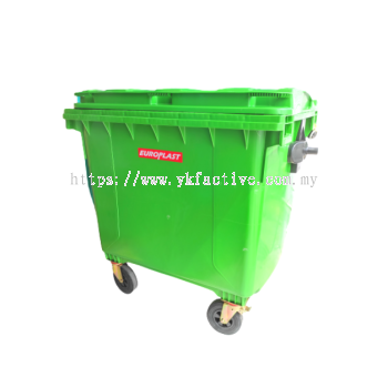 EUROPLAST 4 Wheels Mobile Garbage Bin (1100L & 660L)