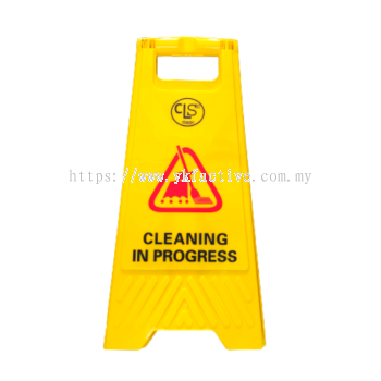 YKF Cleaning In Progress Wet Floor Sign Board Stand