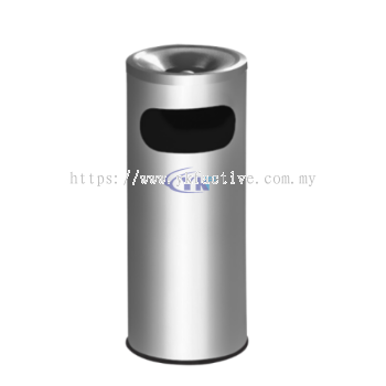 YKF 042 Stainless Steel Ashtray Round Bin