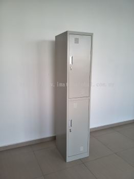 2 Compartment Steel Locker