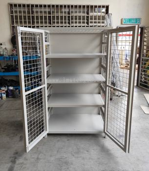 customized metal adjustable shelf cage