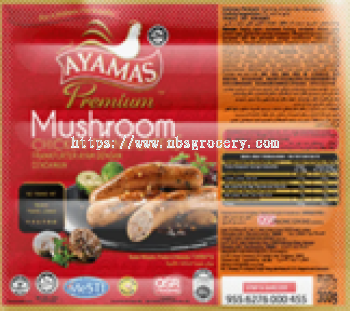 AYAMAS PERMIUM MUSH CHIC FRANKFURTERS 300G 㹽&㳦