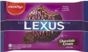 MUNCHY'S LEXUS CHOC COATED CREAM BISC 200G 力士巧克力涂层淇淋夹心饼