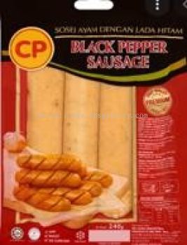 CP BLACK PEPPER SAUSAGE 240G