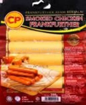 CP SMOKED CHICKEN FRANKFURTHER 200G