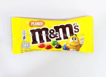 M&M' S PEANUT 37g M豆（花生）巧克力