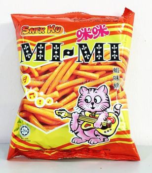 SNEK KU MINI PRAWN FLV SNACK 80G 咪咪虾味条