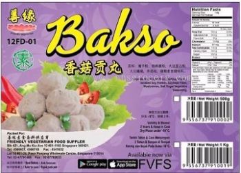 BAKSO VEGETARIAN 500G