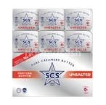 SCS UNSALTED PORTION BUTTER 12'S*10G