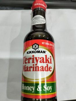 KIKKKOMAN TERIYAKI MARINADE SAUCE-HONEY&SOY 250ML