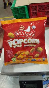 AYAMAS CHICKEN POPCORN HOT &SPICY 400G