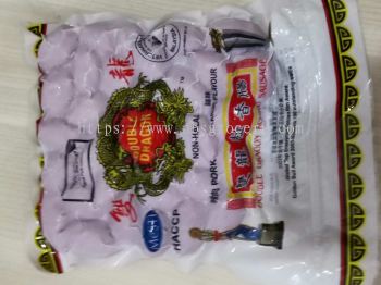 D.DRAGON TAIWAN ROUND SAUSAGE GARLIC 430G 双龙粒香肠