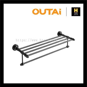 Outai Towel Rack (Aluminium Black) OT-76003