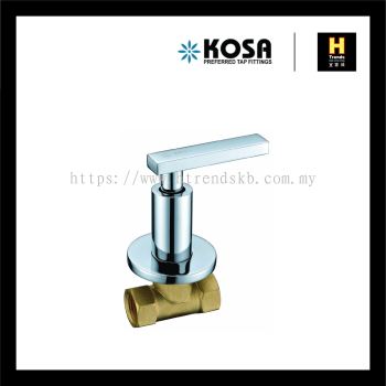 Kosa 1/2" Stop Valve With Flange (Quarter Turn) KT012S15QTRFP