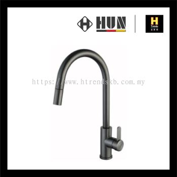 HUN Stainless Steel Pull Out Kitchen Hot & Cold Mixer Tap 