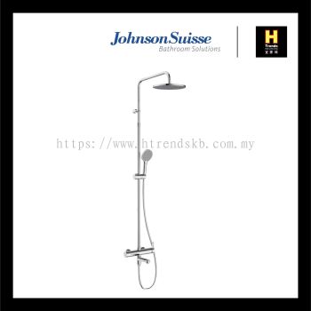 Johnson Suisse Gavi-N Single Lever 3-Way Wall-Mounted Shower Mixer Column Round (WBFA301567CP)