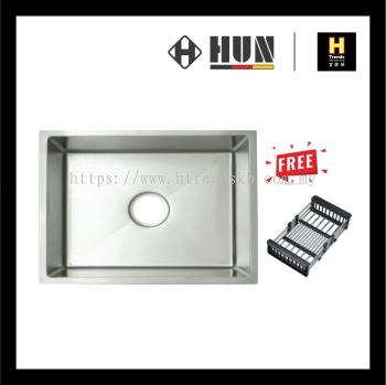 HUN 304 Nano Stainless Steel Kitchen Sink - Single Bowl (Nano Silver) HKS213