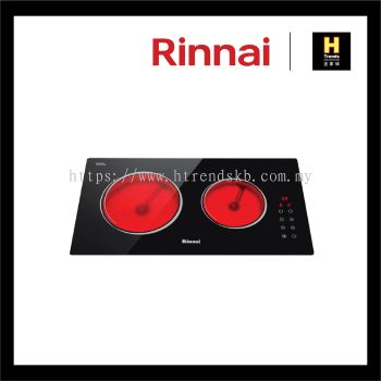 Rinnai 52cm 2-zone Vitroceramic Hob (Glass) RB-5022E-CB