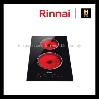 Rinnai 30cm 2-zone Vitroceramic Hob (Glass) RB-3012E-CB