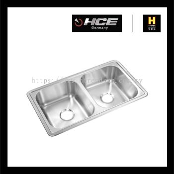 HCE Stainless Steel Sink - Double Bowl KS8448