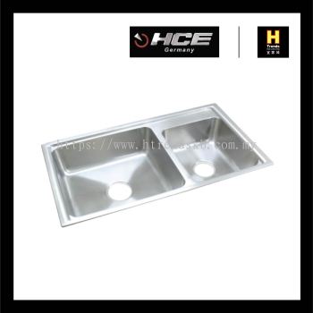 HCE Stainless Steel Sink - Double Bowl KS8648B