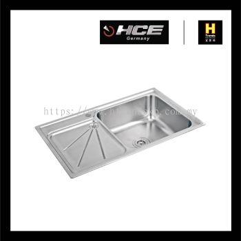 HCE Stainless Steel Sink - Single Bowl with Drainer KS8551