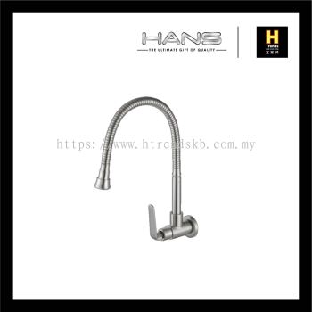 Hans Single Flexi Wall Mounted Sink Tap HWST36360