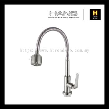 Hans Single Flexi Dual Spray Pillar Sink Tap HPST36140
